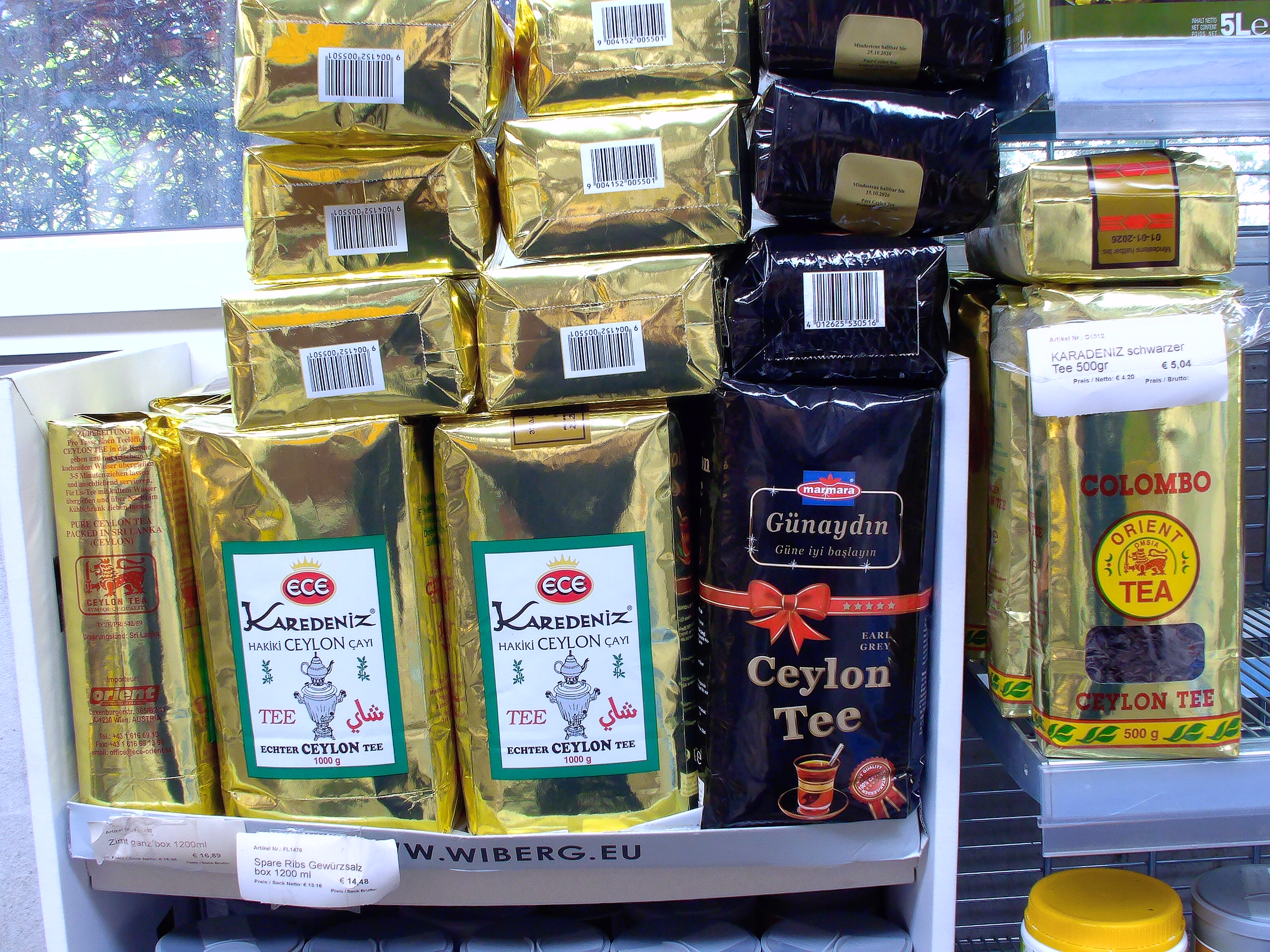 Schwarze Tee div. Marken 